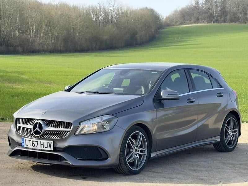 Used Mercedes A160 AMG line 102 HP (75 kW) 2017 Grey Hatchback