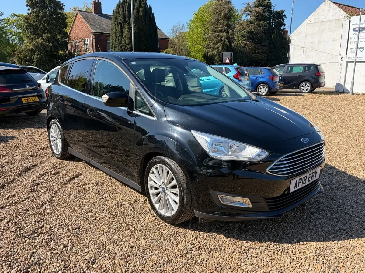 Begagnad Ford C-MAX Titanium 120 HK (88 kW) 2018 Svart Minibuss