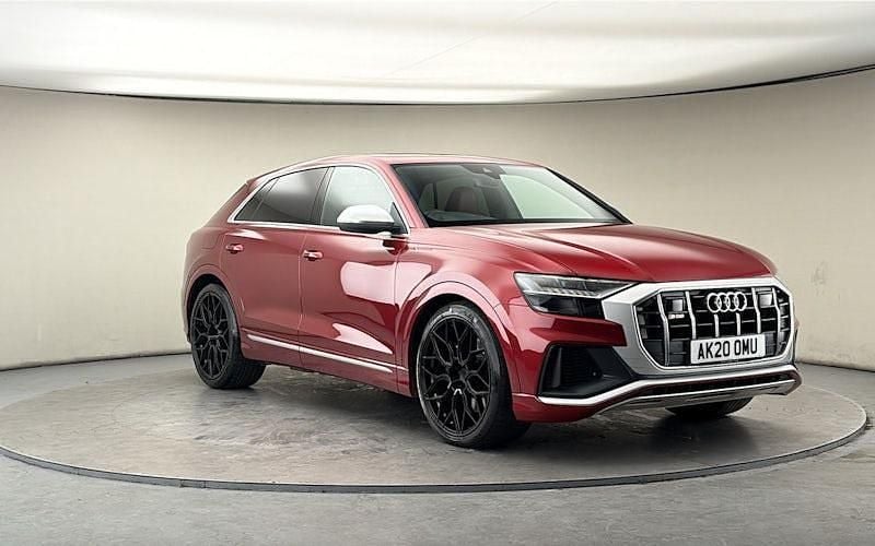 Used Audi SQ8 Sport 435 HP (319 kW) 2020 Matador red SUV