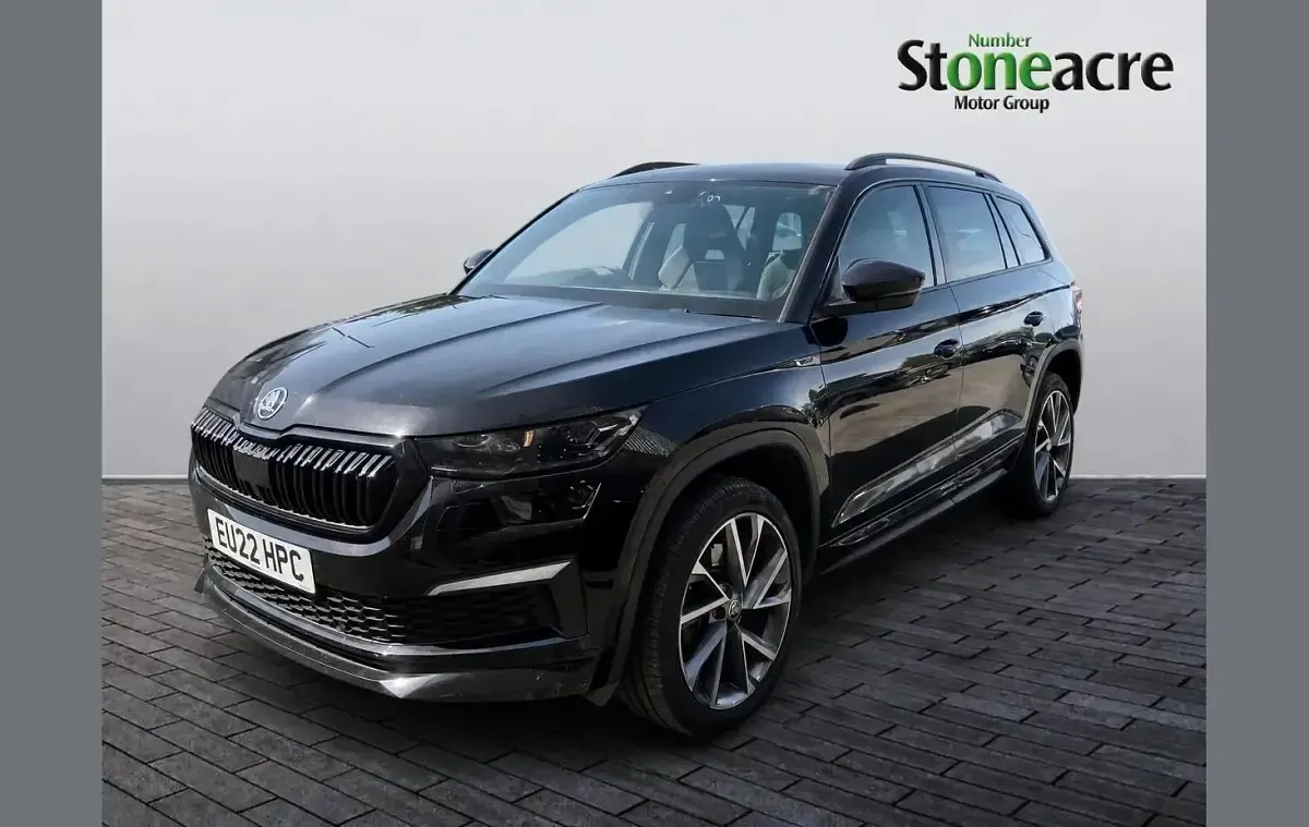 Used Skoda Kodiaq SportLine 187 HP (137 kW) 2022 Black SUV