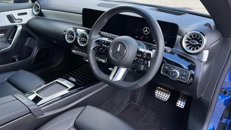Used Mercedes CLA220 AMG Line Premium Plus 190 HP (139 kW) 2025 Blue Sedan