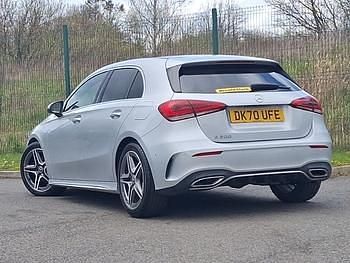Begagnad Mercedes A200 Executive 163 HK (119 kW) 2020 Silver Halvkombi