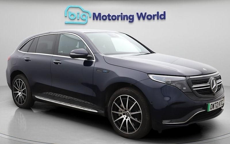 Used Mercedes EQC400 AMG line 300 kW (408 HP) 2022 Blue SUV