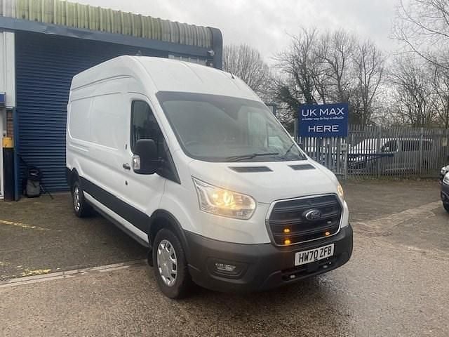 Used Ford Transit Trend 130 HP (95 kW) 2021 White Van