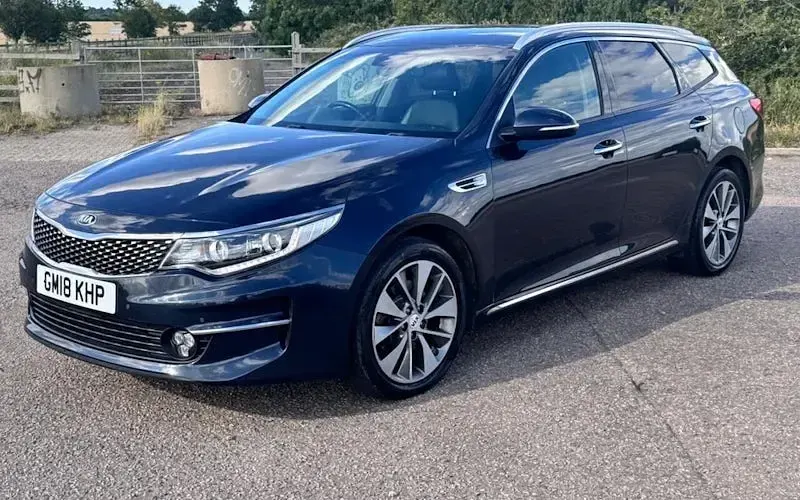 Used Kia Optima 141 HP (103 kW) 2018 Blue Estate