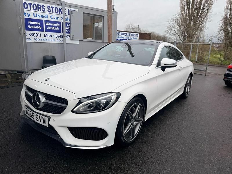 Used Mercedes C200 AMG Line Premium Plus 2016 White Coupe