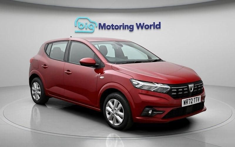 Used Dacia Sandero Comfort 91 HP (66 kW) 2022 Red Hatchback