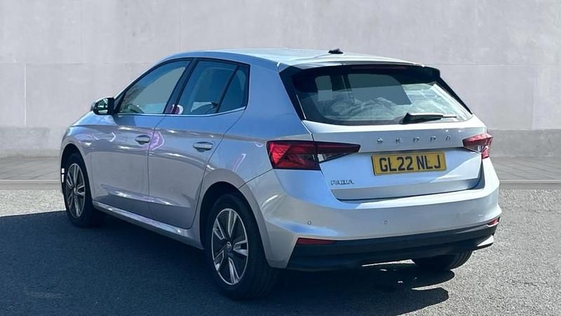 Used Skoda Fabia SE L 110 HP (80 kW) 2022 Brilliant silver metallic Hatchback