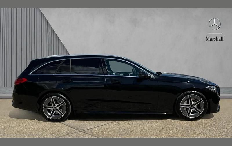 Used Mercedes C200 AMG line 200 HP (147 kW) 2025 Black Estate