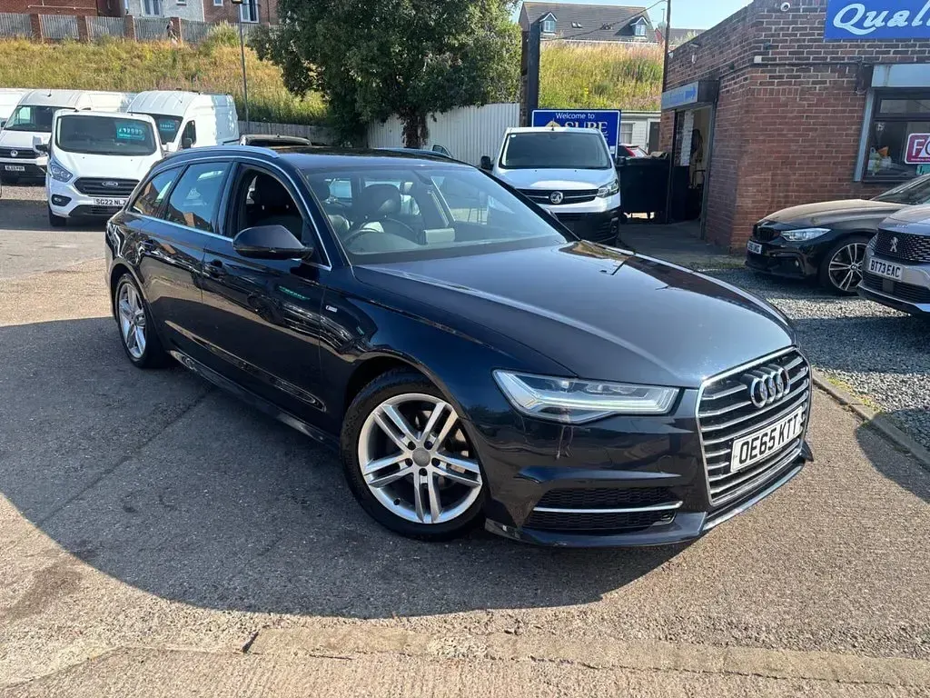 Used Audi A6 S-Line 190 HP (139 kW) 2015 Blue Estate