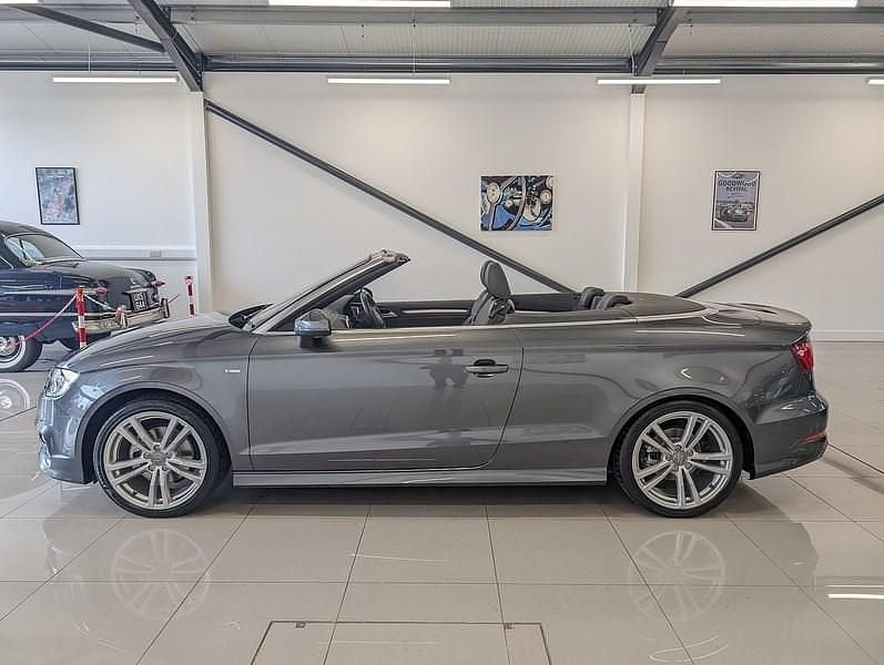 Used Audi Cabriolet S-Line 150 HP (110 kW) 2015 Grey Cabriolet
