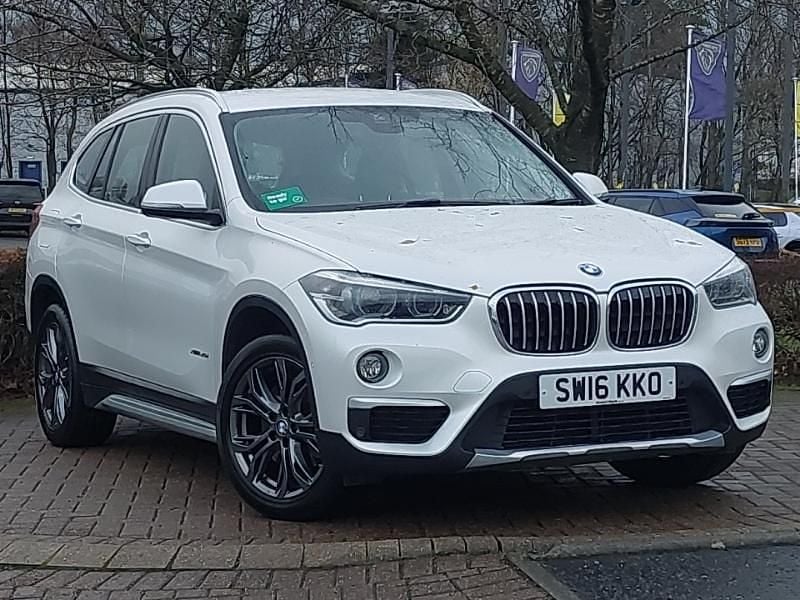 White Used 2016 BMW X1 xLine SUV | £13,498 (Fair price) - Image 1/4