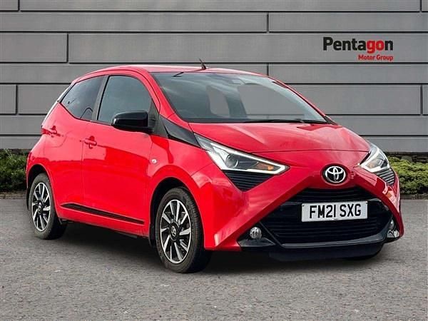 Red Used 2021 Toyota Aygo Trend Hatchback | £9,995 (Fair price) - Image 1/4