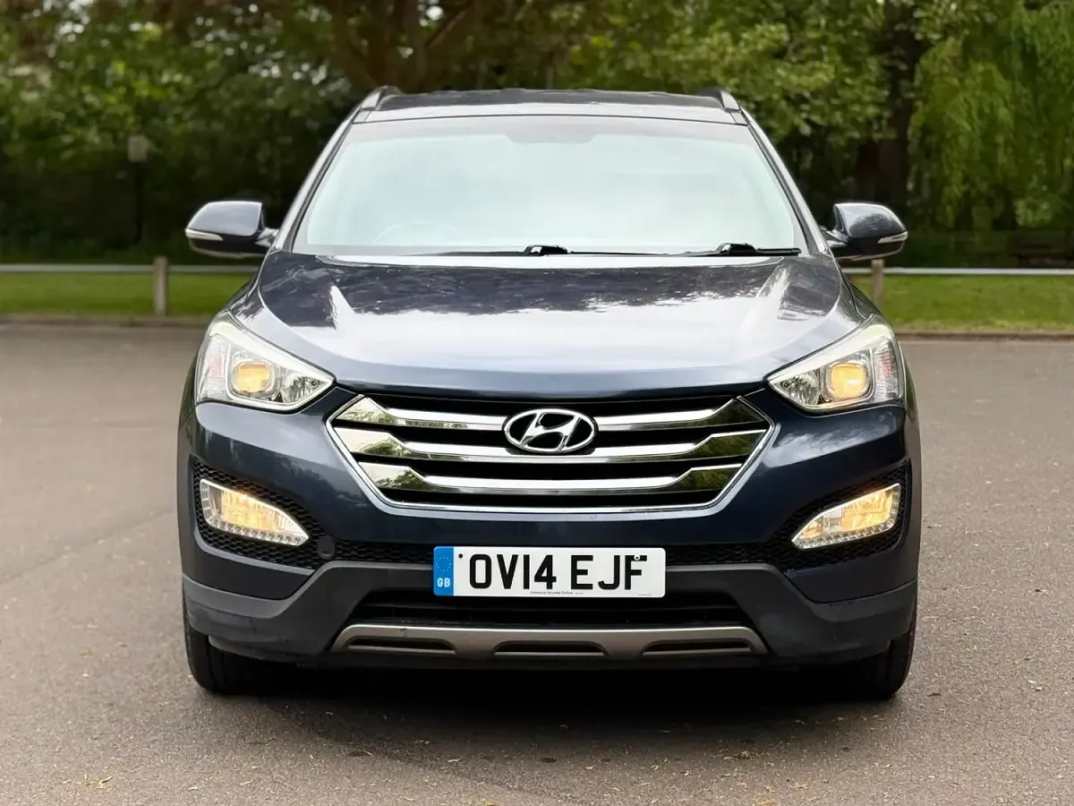 Used Hyundai Santa Fe Premium 2014 Blue SUV