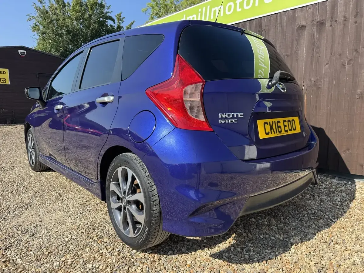Used Nissan Note N-TEC 2016 Blue Hatchback