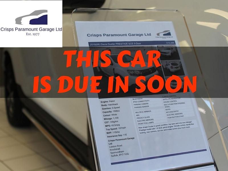 White Used 2021 Dacia Duster Comfort Hatchback | £11,495 (Fair price) - Image 1/1