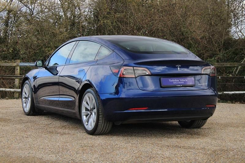 Used Tesla Model 3 Long Range AWD 366 kW (498 HP) 2021 Blue Sedan