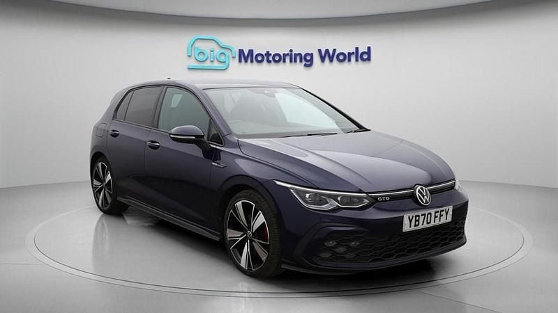Used VW Golf VII GTD 200 HP (147 kW) 2020 Blue Hatchback
