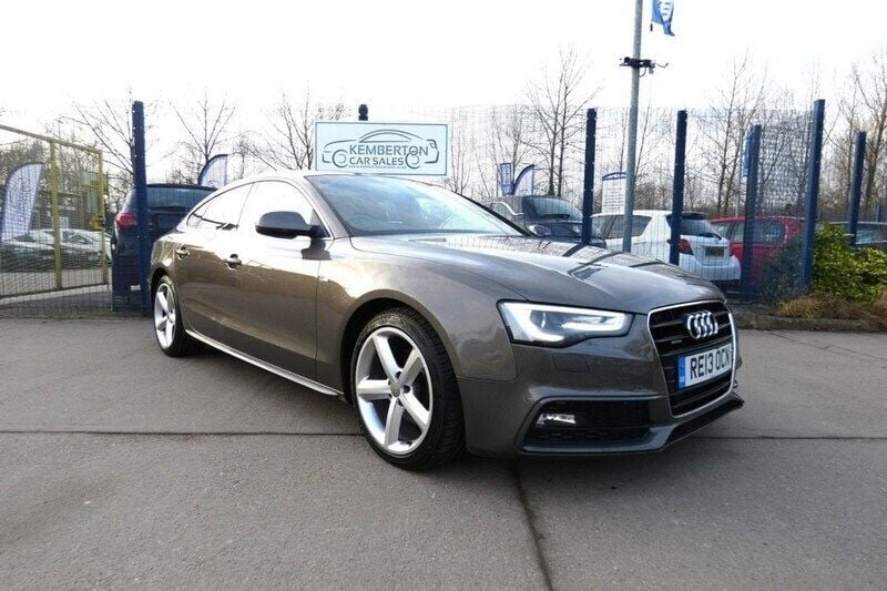Grey Used 2013 Audi A5 Sportback S-Line Hatchback | £5,995 (Good price) - Image 1/4