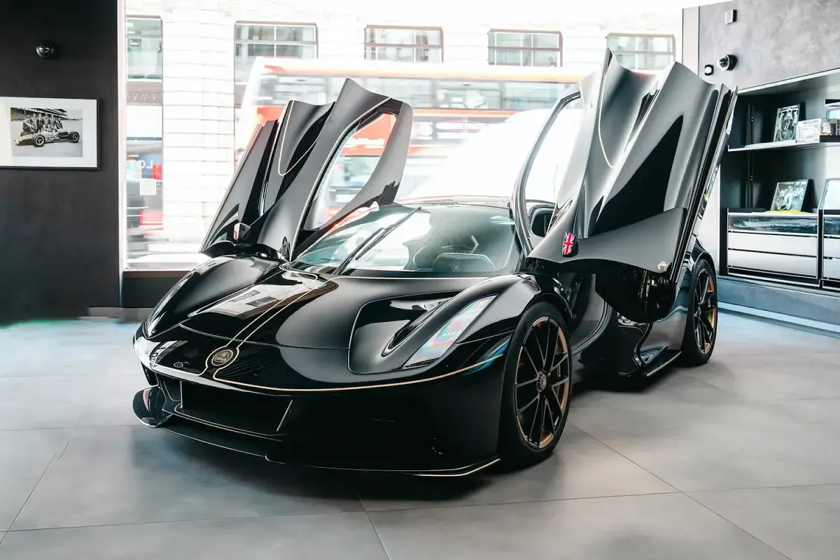 New Lotus Evija 2026 John player special type 72 livery Coupe