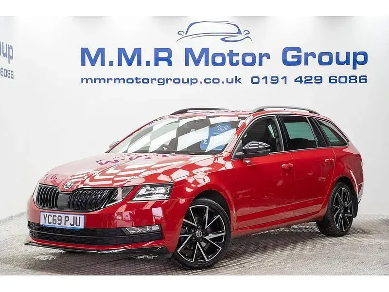 Used Skoda Octavia SportLine 150 HP (110 kW) 2019 Red Estate