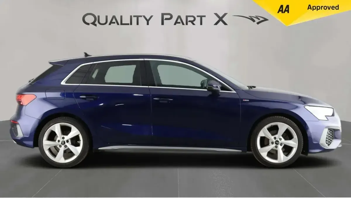 Used Audi A3 Sportback S-Line 110 HP (80 kW) 2024 Blue Hatchback