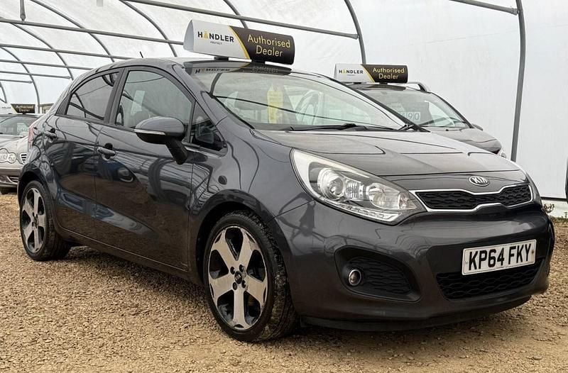 Used Kia Rio 90 HP (66 kW) 2014 Grey Hatchback