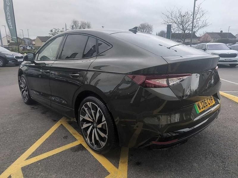 New Skoda Enyaq iV SportLine 154 kW (210 HP) 2026 Olive green metallic SUV