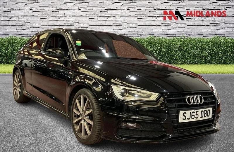 Black Used 2015 Audi A3 S-Line Hatchback | £9,000 (Fair price) - Image 1/3