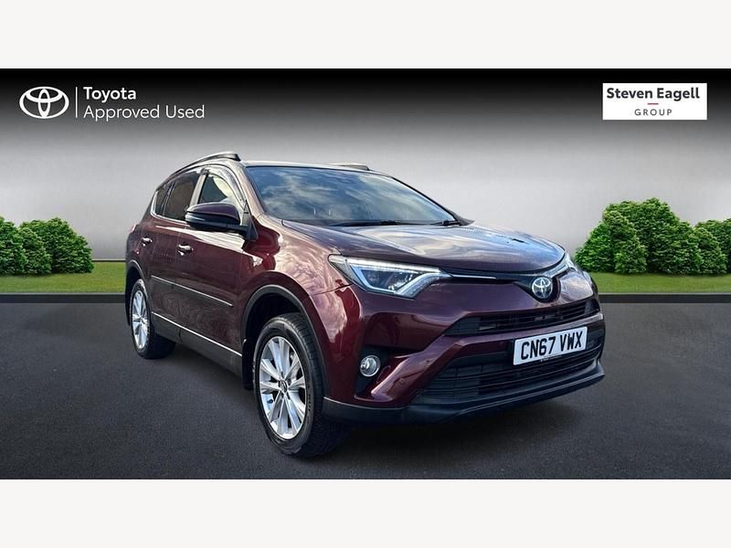 Red Used 2017 Toyota RAV4 Estate | £16,271 (Fair price) - Image 1/3