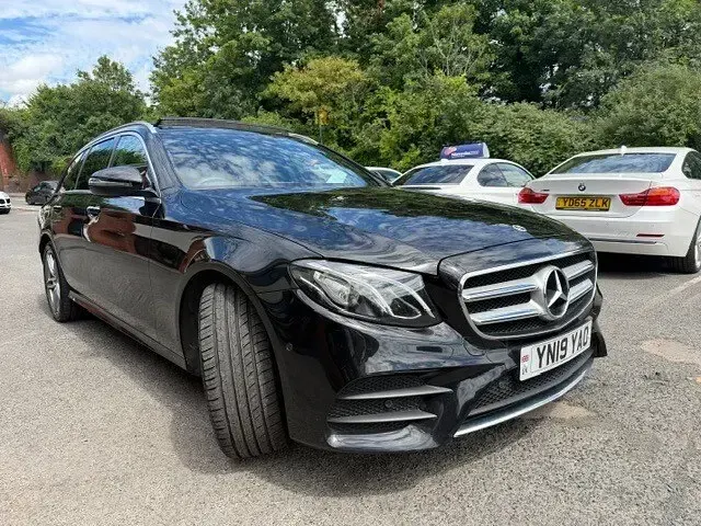 Used Mercedes E220 AMG Line Premium 194 HP (142 kW) 2019 Black Estate