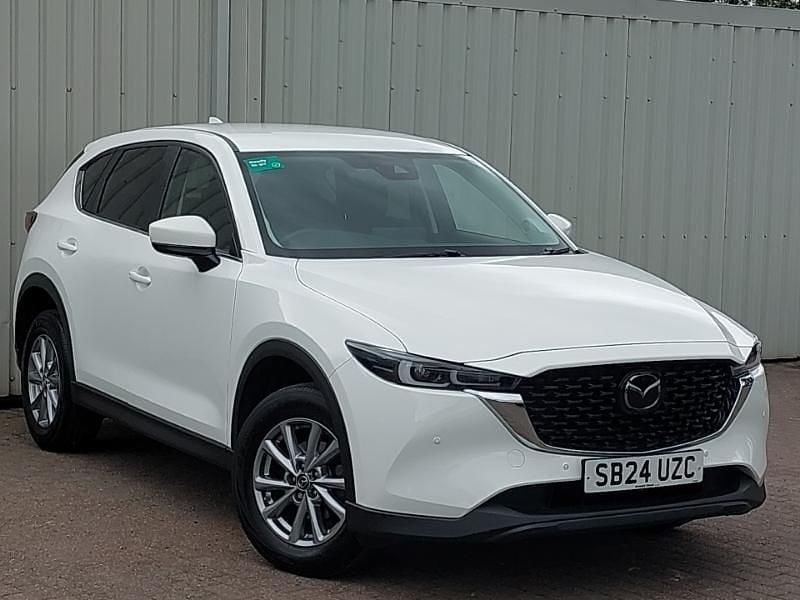 White Used 2024 Mazda CX-5 Center-Line SUV | £20,498 (Super price) - Image 1/4