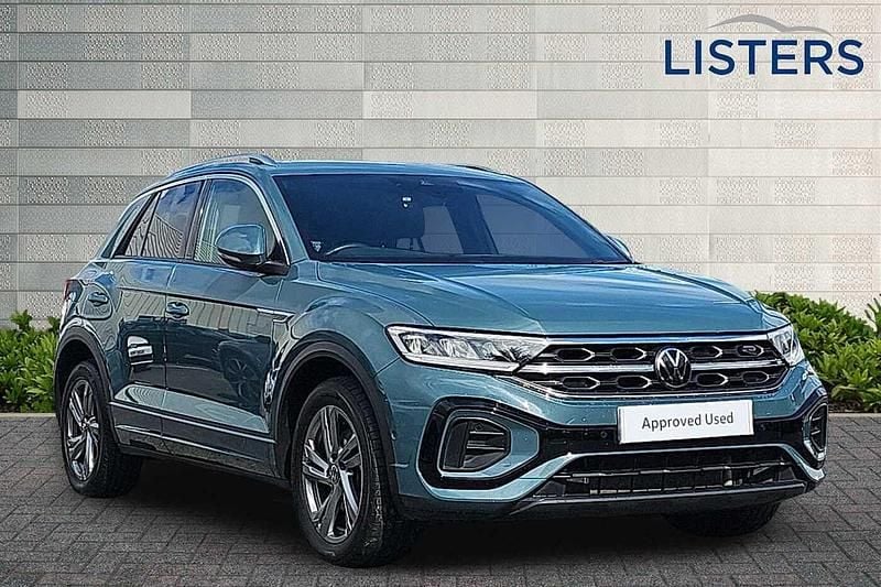 Blue Used 2023 VW T-Roc R-line SUV | £25,990 (A bit pricey) - Image 1/4