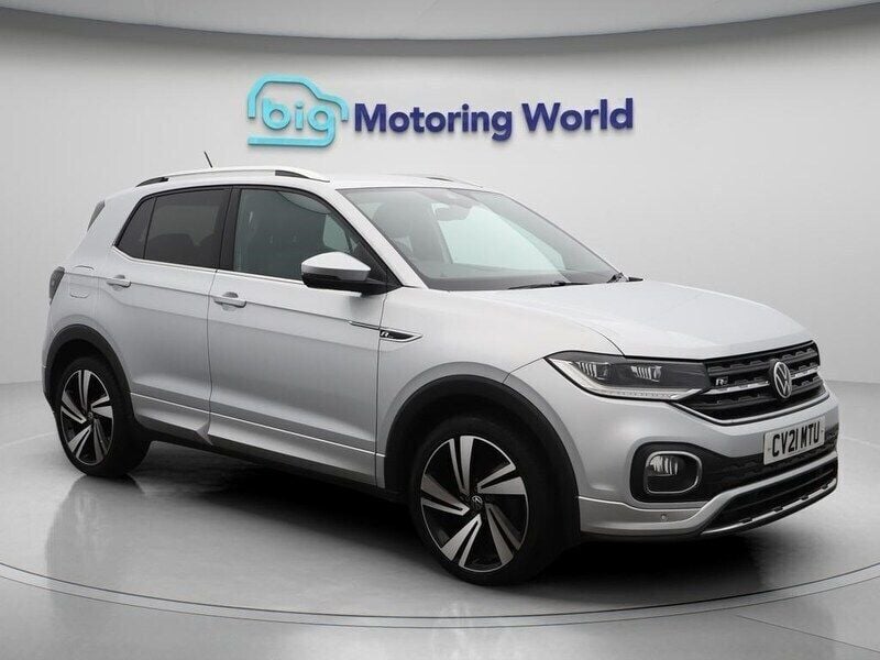 Silver Used 2021 VW T-Cross R-line SUV | £19,300 (Good price) - Image 1/4