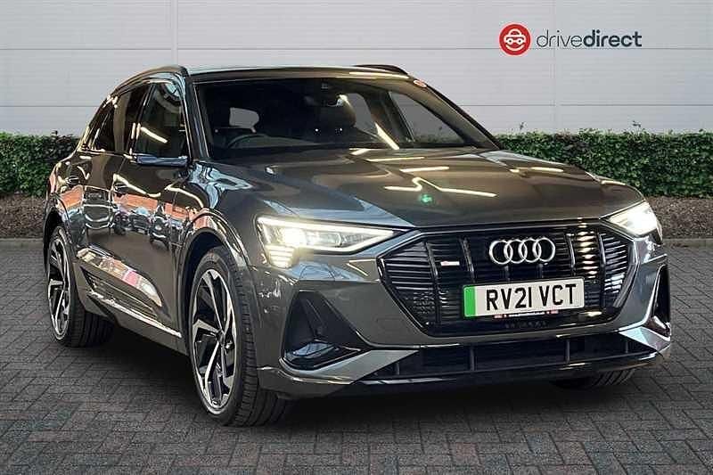 Grey Used 2021 Audi e-tron Black Edition SUV | £22,000 (Good price) - Image 1/4