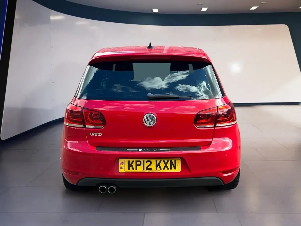 Used VW Golf VII GTD 170 HP (125 kW) 2012 Red Hatchback