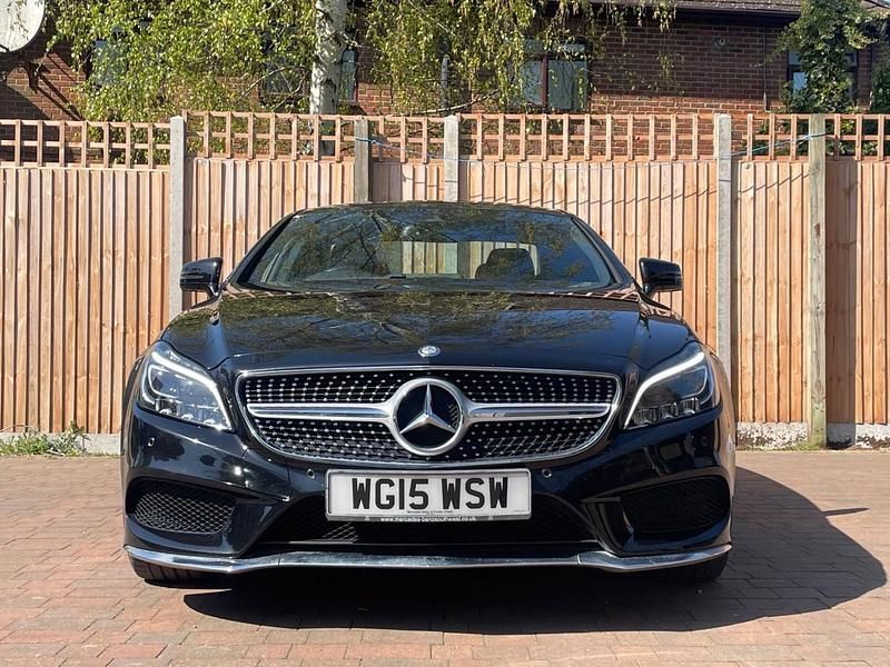 Used Mercedes CLS220 AMG line 177 HP (130 kW) 2015 Black Coupe