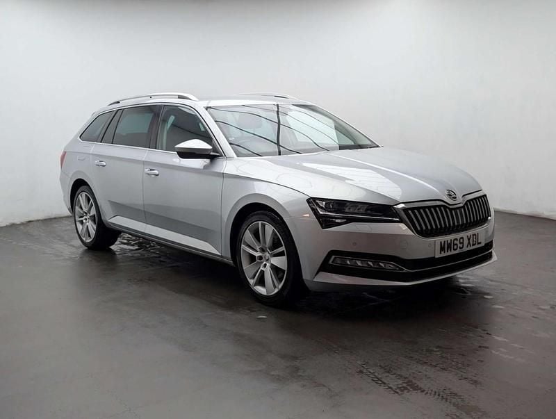 Used Skoda Superb SE L 150 HP (110 kW) 2019 Silver Estate