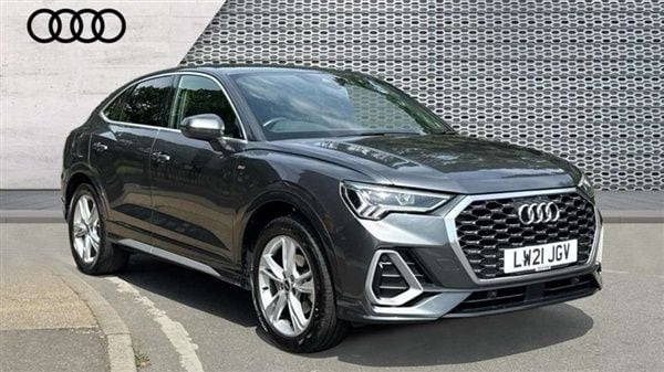 Grey Used 2021 Audi Q3 S-Line SUV | £27,146 (Fair price) - Image 1/4