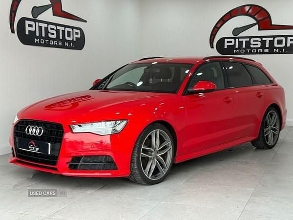Red Used 2017 Audi A6 Black Edition Estate | £14,490 (Fair price) - Image 1/4