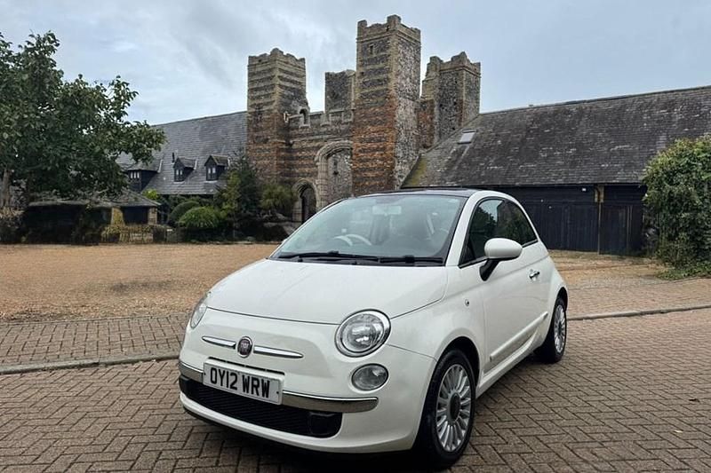 White Used 2012 Fiat 500 Lounge Hatchback | £3,495 (Fair price) - Image 1/1