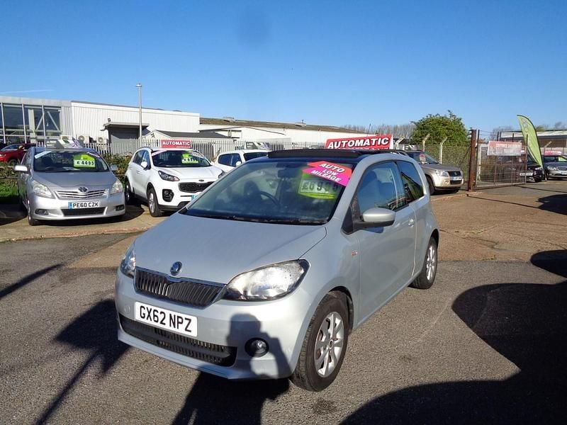 Used Skoda Citigo Elegance 75 HP (55 kW) 2012 Silver Hatchback