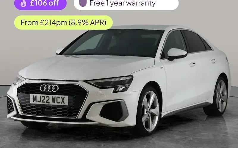 Used Audi A3 S-Line 110 HP (80 kW) 2022 Sedan
