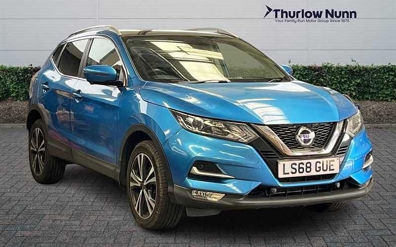Used Nissan Qashqai N-Connecta 116 HP (85 kW) 2018 Blue SUV