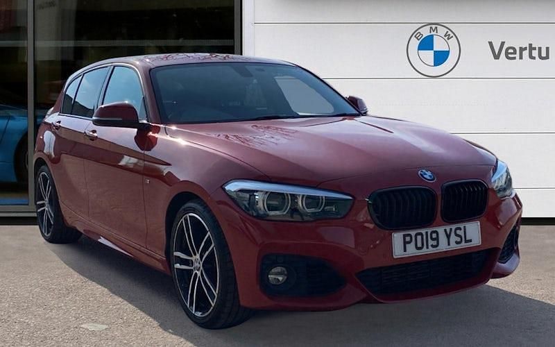 Used BMW 118 M Sport 136 HP (100 kW) 2019 Red Hatchback