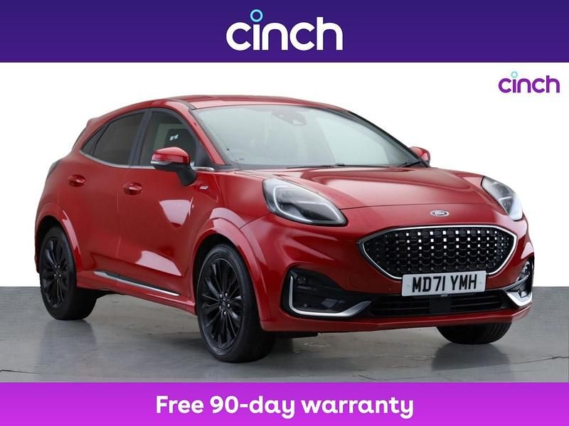 Red Used 2022 Ford Puma ST-Line SUV | £16,349 (Fair price) - Image 1/3