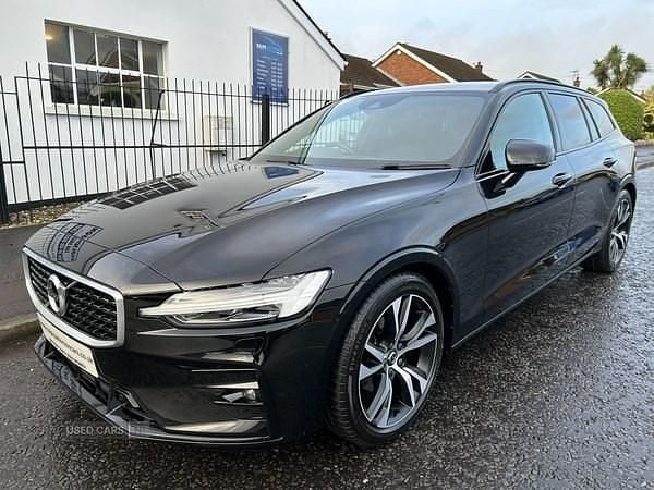 Black Used 2020 Volvo V60 R-Design Estate | £18,495 (Fair price) - Image 1/4