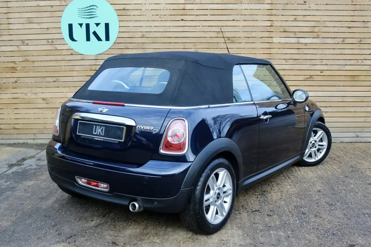 Usado Mini Cooper D Cabriolet 2014 Azul Descapotable