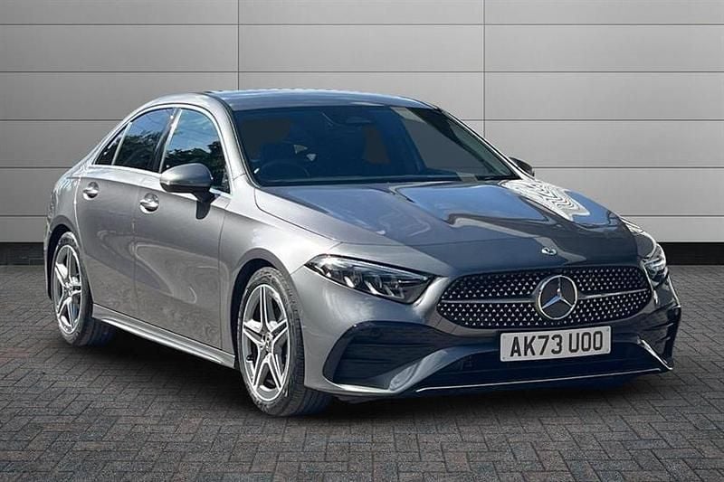 Mountain grey Used 2024 Mercedes A200 AMG Line Premium Sedan | £23,050 (Fair price) - Image 1/4