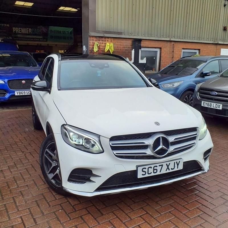 White Used 2017 Mercedes GLC220 AMG line SUV | £15,495 (Super price) - Image 1/4